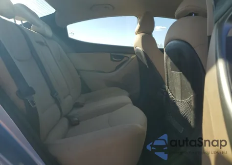 2011 Hyundai Elantra Gls из США, поврежденный, VIN KMHDH4AE3BU122533